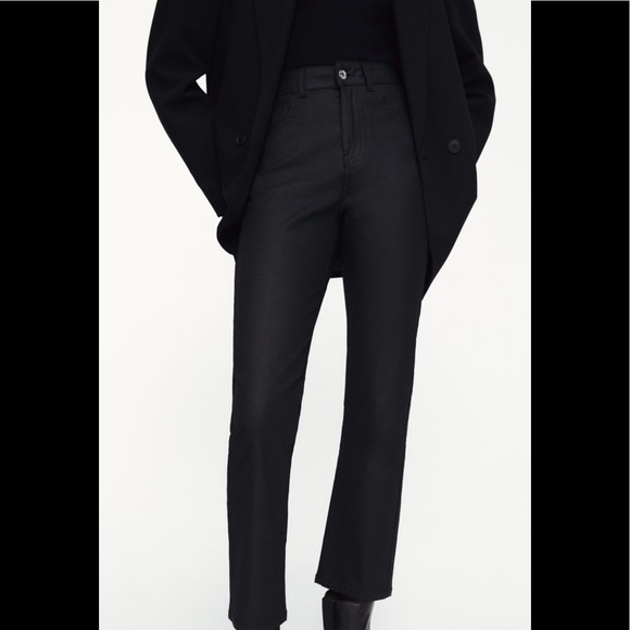 Coated slim pants - Picture 1 of 6